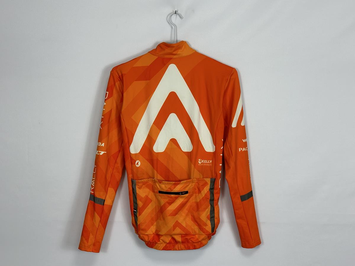 Pactimo Rally Cycling Long Sleeve Orange Male Thermal Jersey