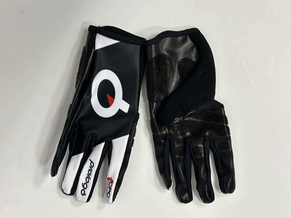 Prologo Black/White CPC Long Finger Summer Gloves