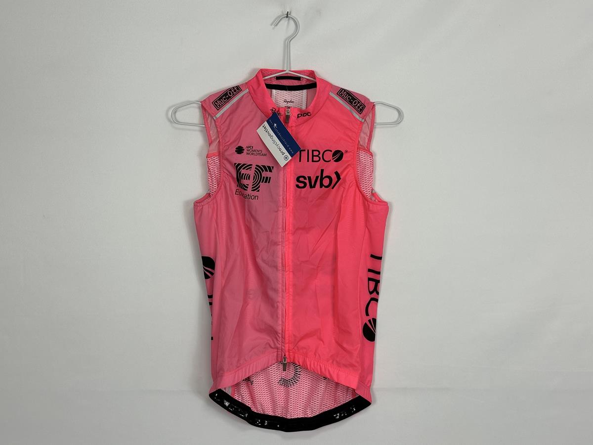 Rapha EF Tibco Sleeveless Pink Female Pro Team Lightweight Wind Vest