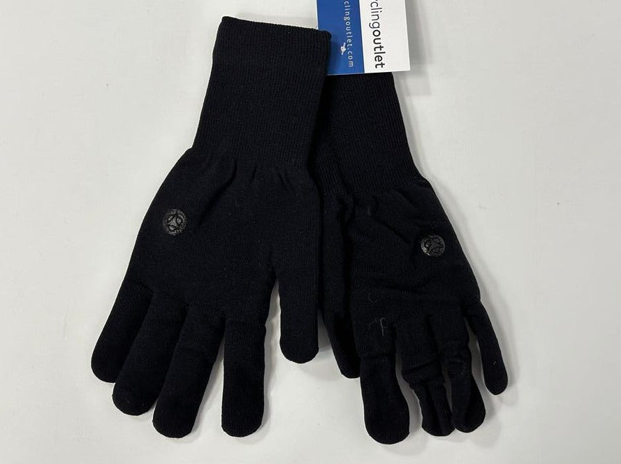 AGU Jumbo Visma Black unisex Merino Knit Gloves