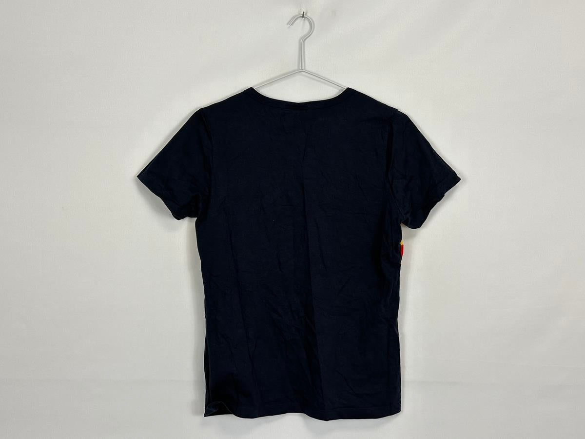 La Machine Jumbo Visma Short Sleeve Blue unisex Couture de Course T-Shirt