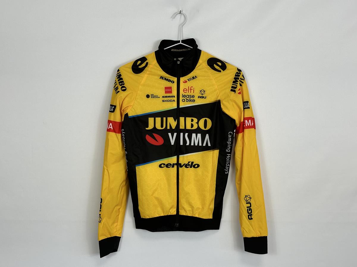 AGU Jumbo Visma Long Sleeve Black/Yellow female Premium Thermal Polartec Jacket