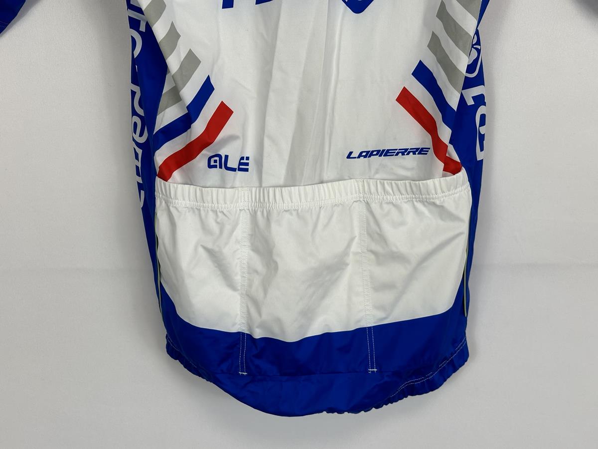 Alé FDJ Short Sleeve White Male Lightweight Waterproof Jacket