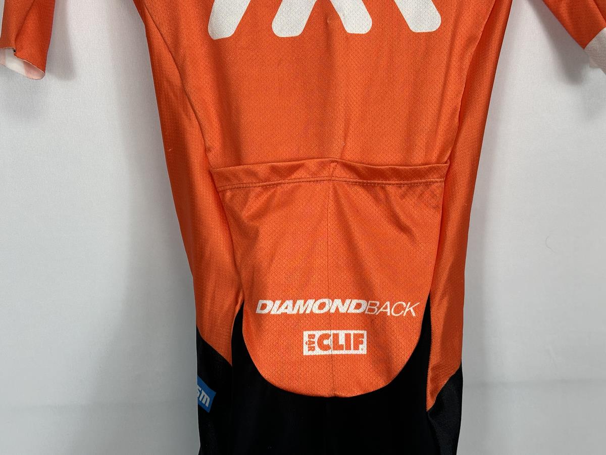Borah Teamwear Rally Short Sleeve Orange Female Skinsuit