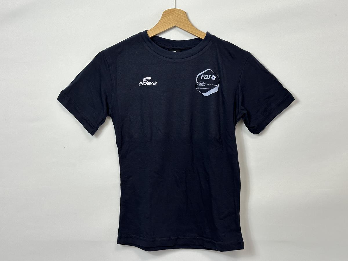 Team FDJ - Blue Short Sleeve T-Shirt by Eldera