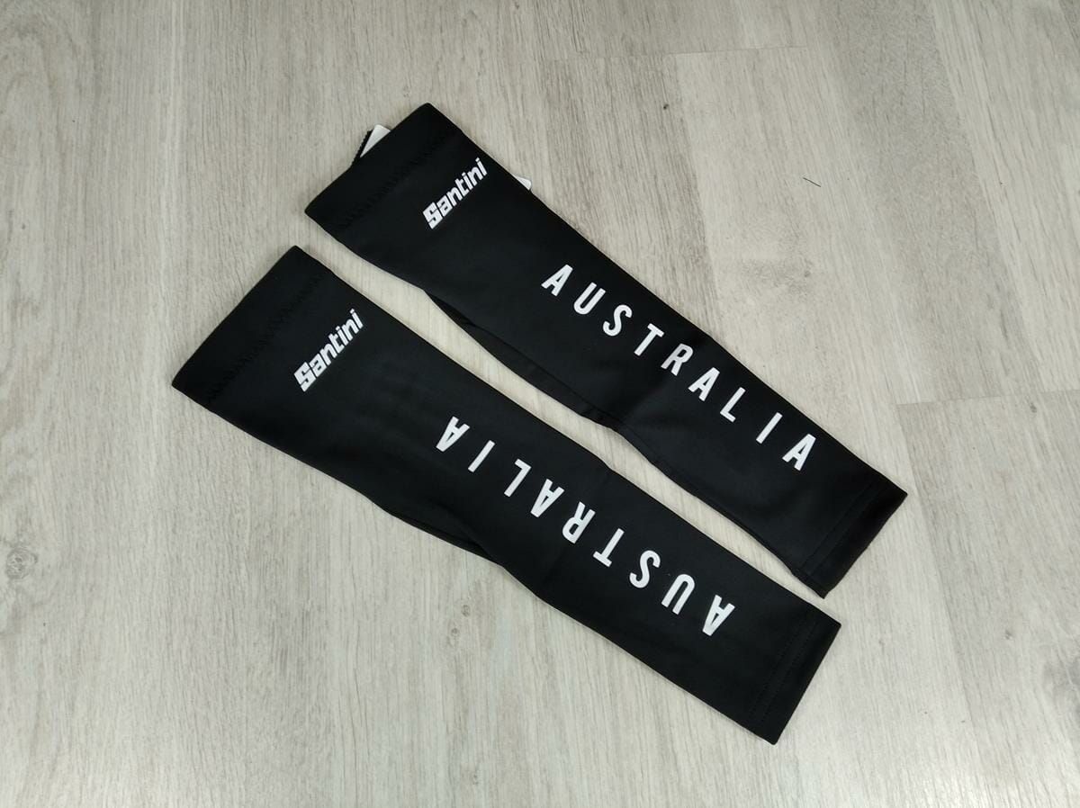 Vega Multi Arm Warmers with Australia Logo - Santini