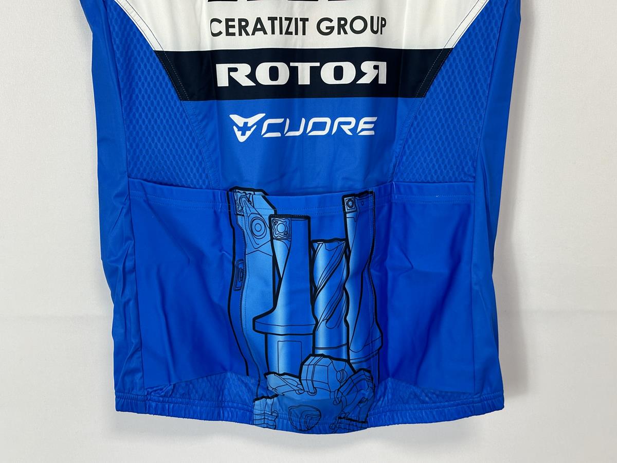 Team Ceratizit WNT - Silver Windsheild Splash Vest by Cuore