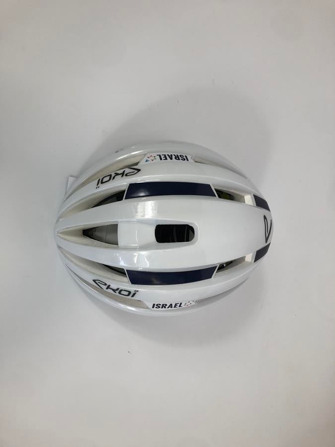 Team Israel Premier Tech - White Gara Cycling Helmet by Ekoi