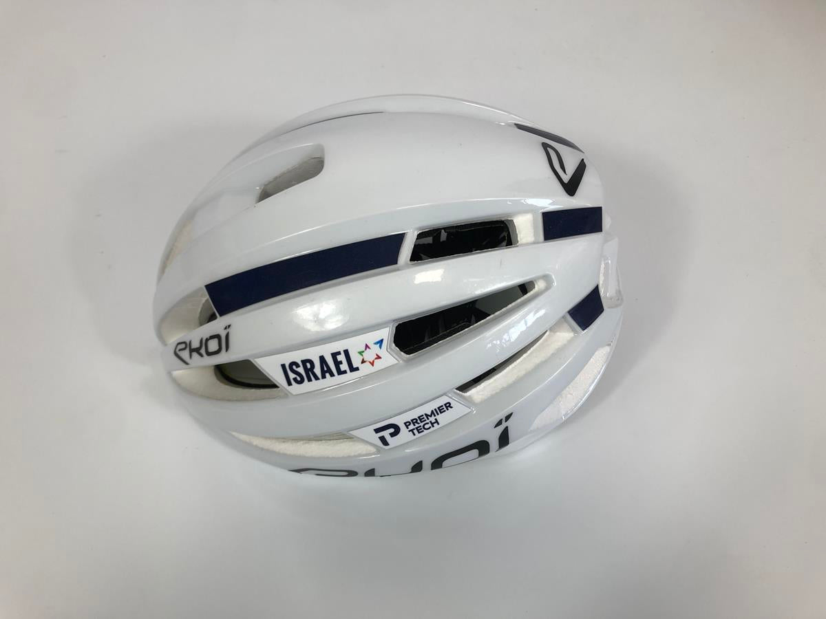 Team Israel Premier Tech - White Gara Cycling Helmet by Ekoi