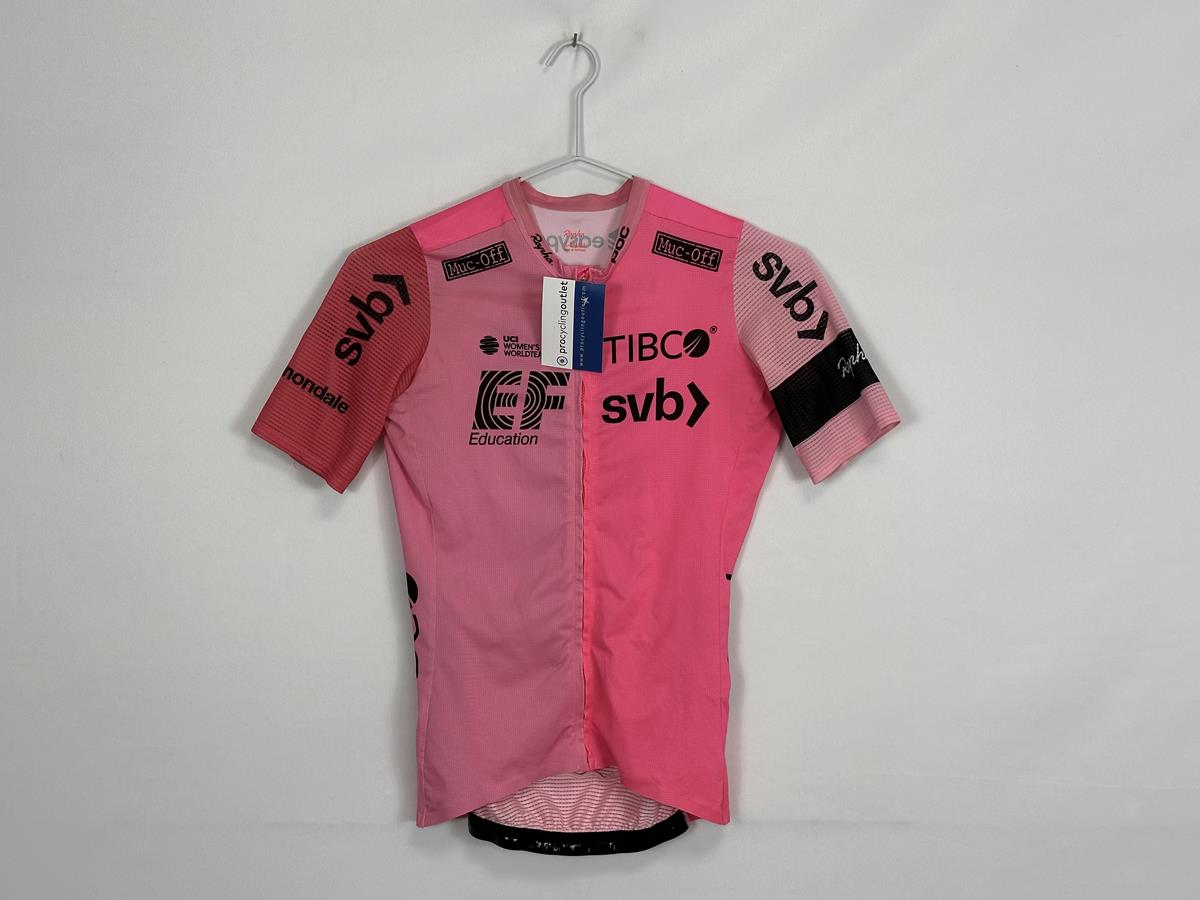 Rapha EF Tibco Short Sleeve Pink Female Pro Team Flyweight Jersey