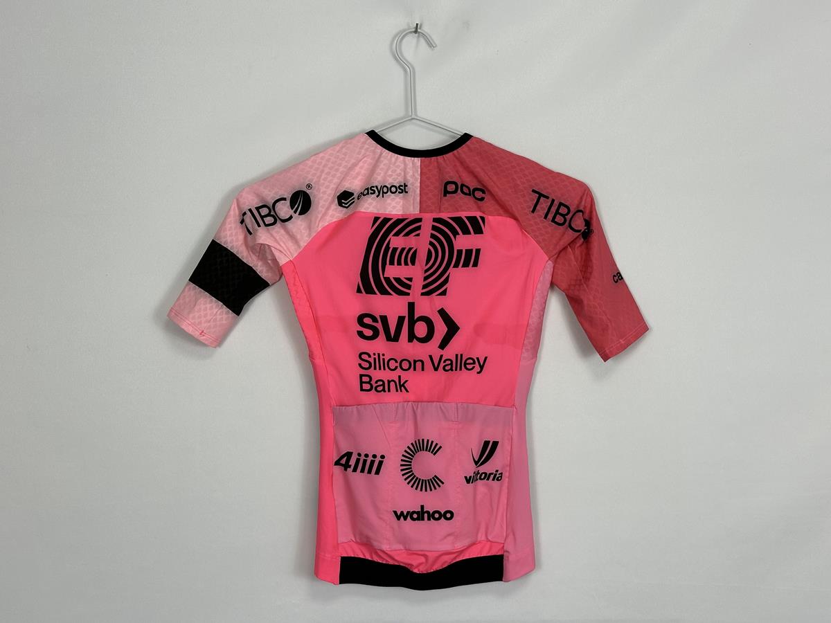 Rapha EF Tibco Short Sleeve Pink Female Pro Team Aero Jersey