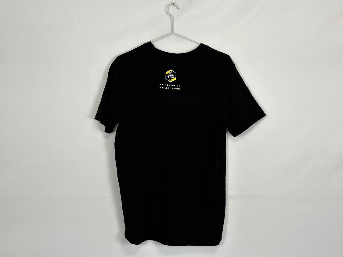 Fair Wear Jumbo Visma Short Sleeve Black unisex Vainquer du Tour de France T-Shirt