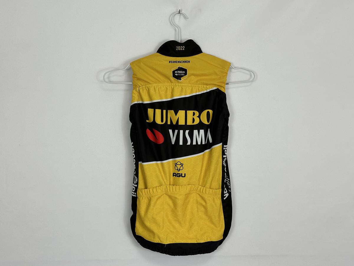 AGU Jumbo Visma Sleeveless Black/Yellow female Fleece Lined Vest
