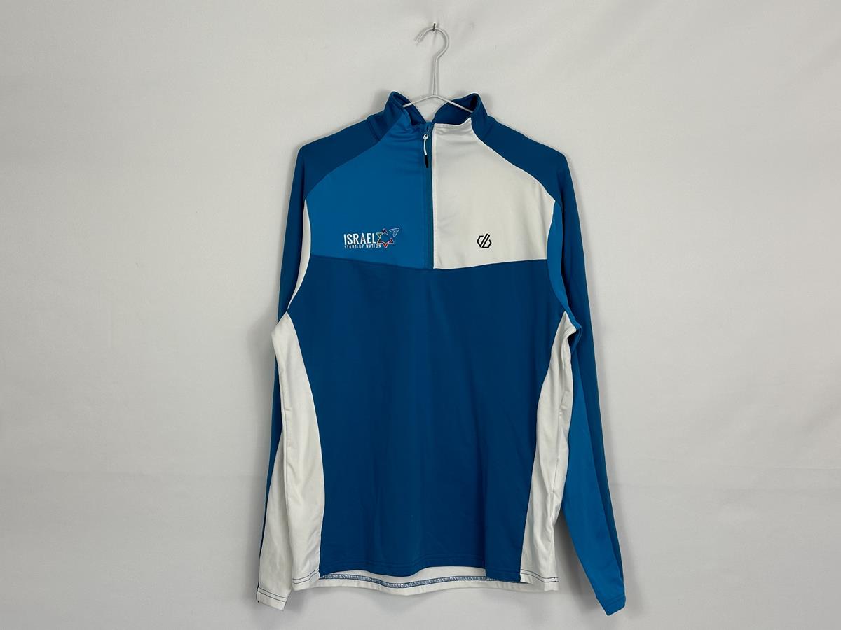 Dare 2b Israel Premier Tech Long Sleeve Blue/White male Team Sweatshirt