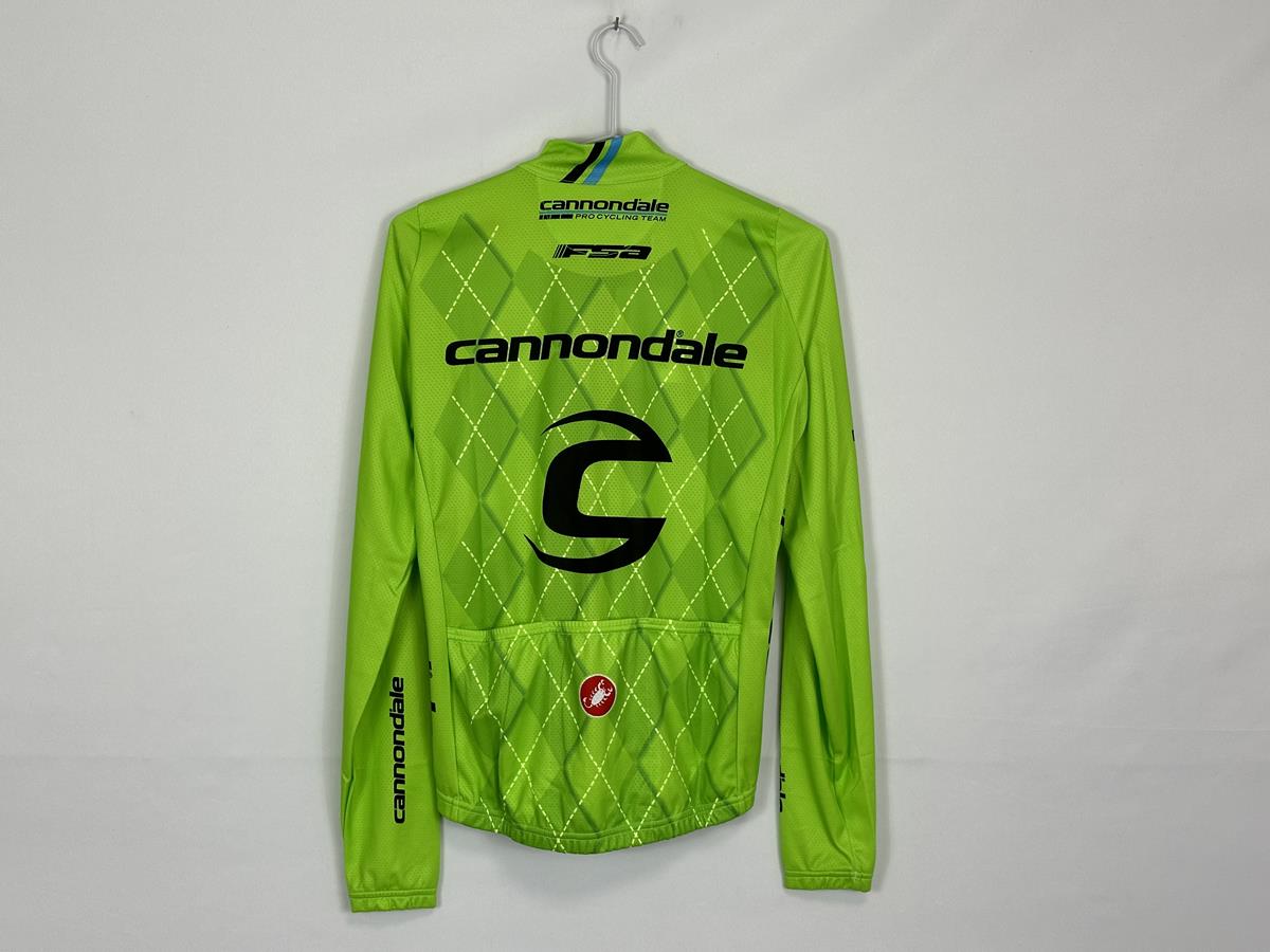 Castelli Cannondale Slipstream Long Sleeve Green Male Team Jersey