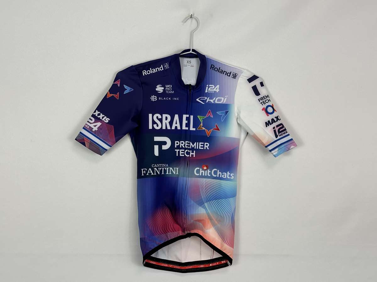 Ekoi Israel Premier Tech Short Sleeve Purple Male Thermal Jersey