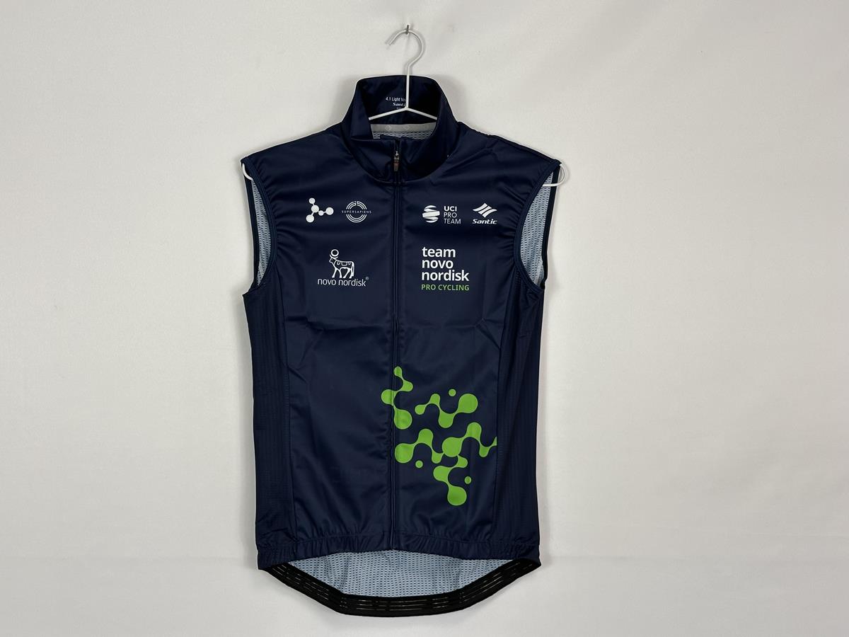 Santic Team Novo Nordisk Sleeveless Blue Male 4.1 Light Vest