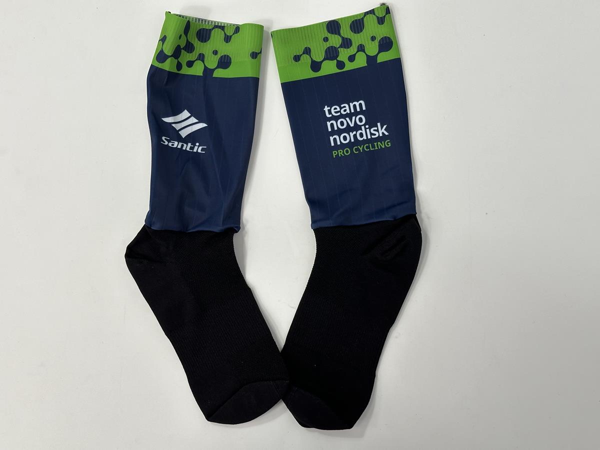 Santic Team Novo Nordisk  Blue Male Aero Socks