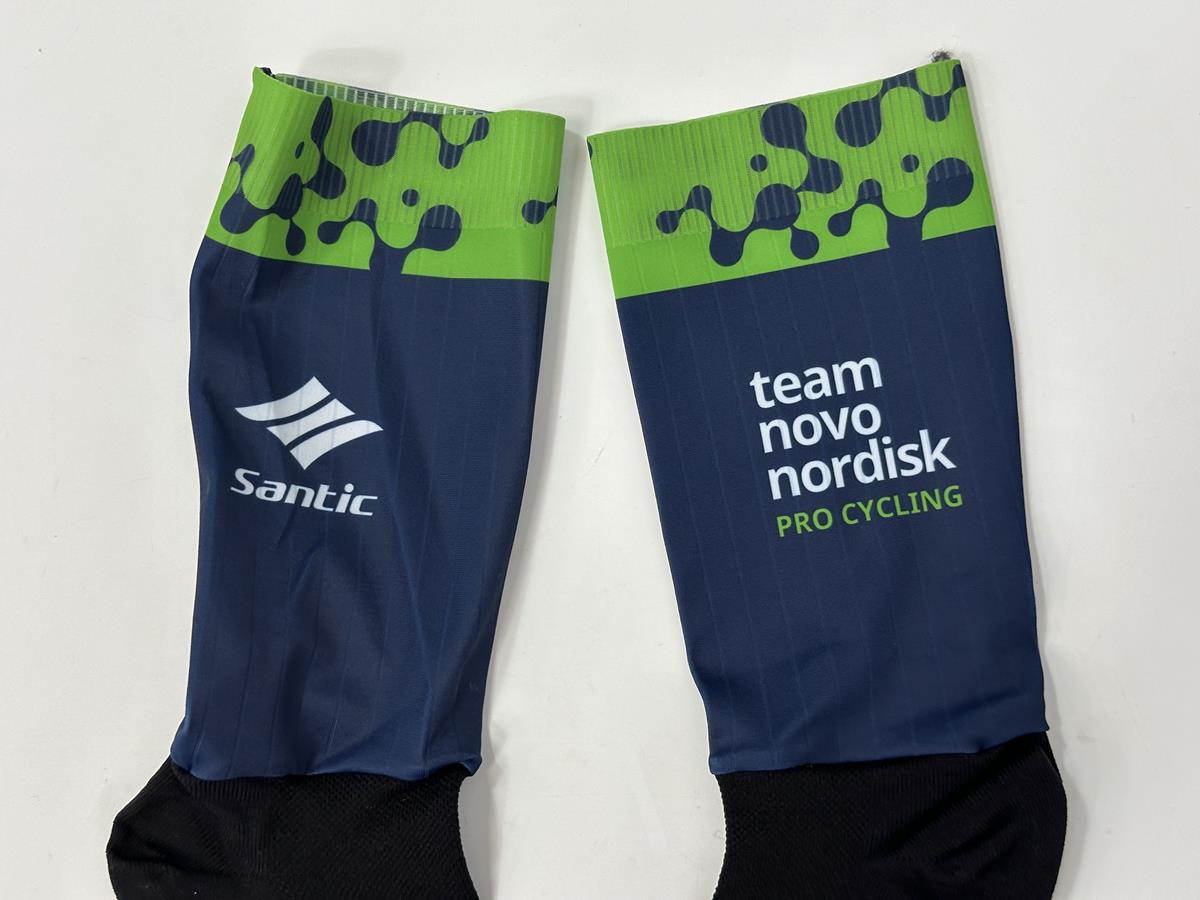 Santic Team Novo Nordisk  Blue Male Aero Socks