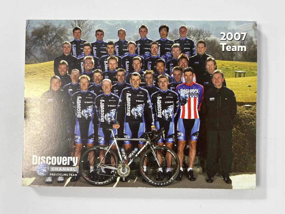 2007 Discovery Channel Pro Cycling Team Sammelkarten für Fahrer