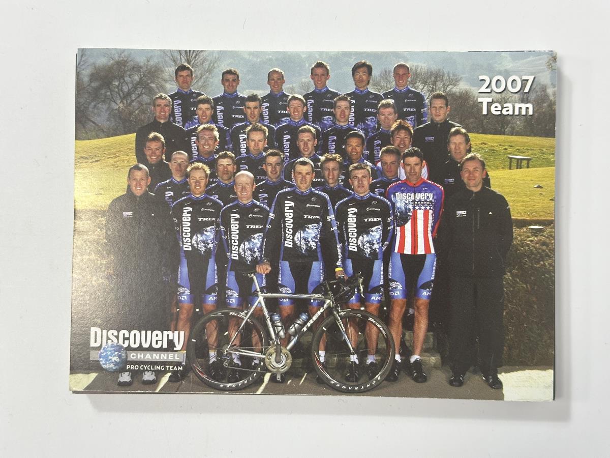 2007 Discovery Channel Pro Cycling Team Sammelkarten für Fahrer