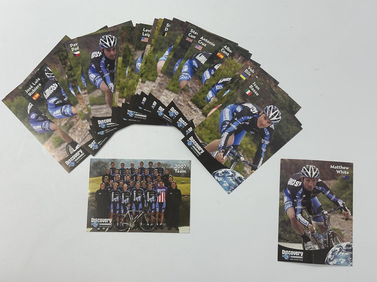 2007 Discovery Channel Pro Cycling Team Collectable Rider Cards