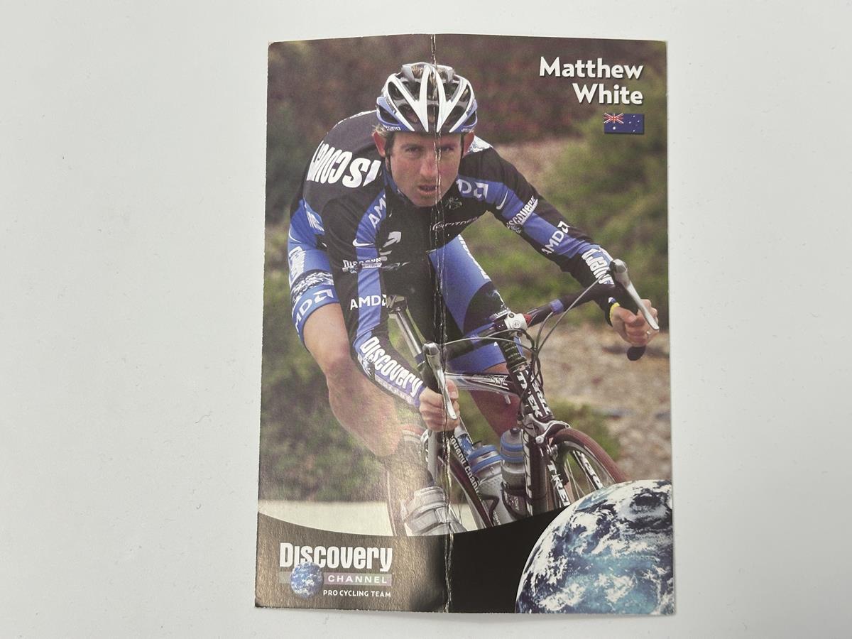 Tarjetas de ciclista coleccionables del equipo ciclista profesional Discovery Channel 2007