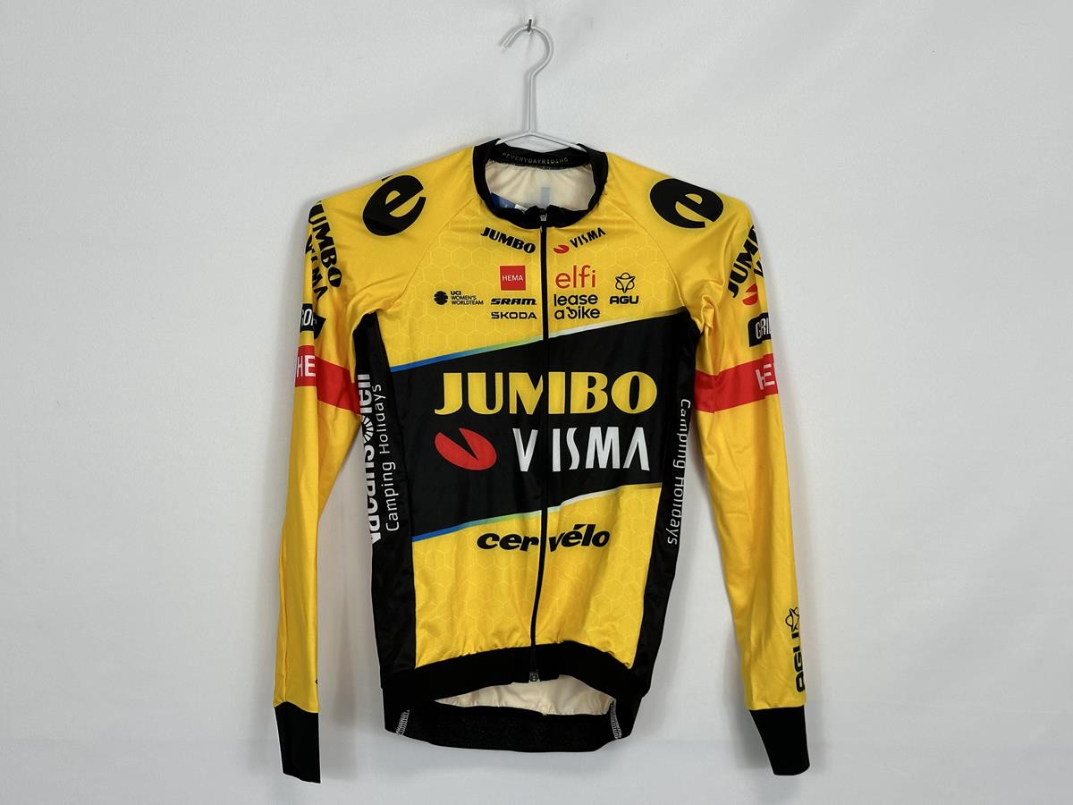 AGU Jumbo Visma Long Sleeve Black/Yellow female Light Jersey