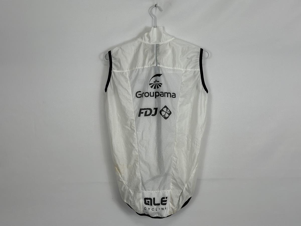 Alé FDJ Sleeveless White Male Ultralight Wind Vest