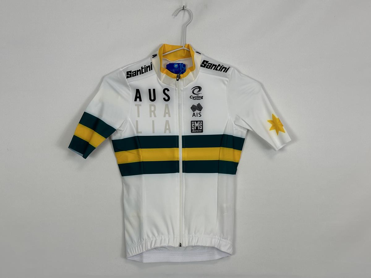 Jersey Bergen y Santini Aero del equipo ciclista australiano