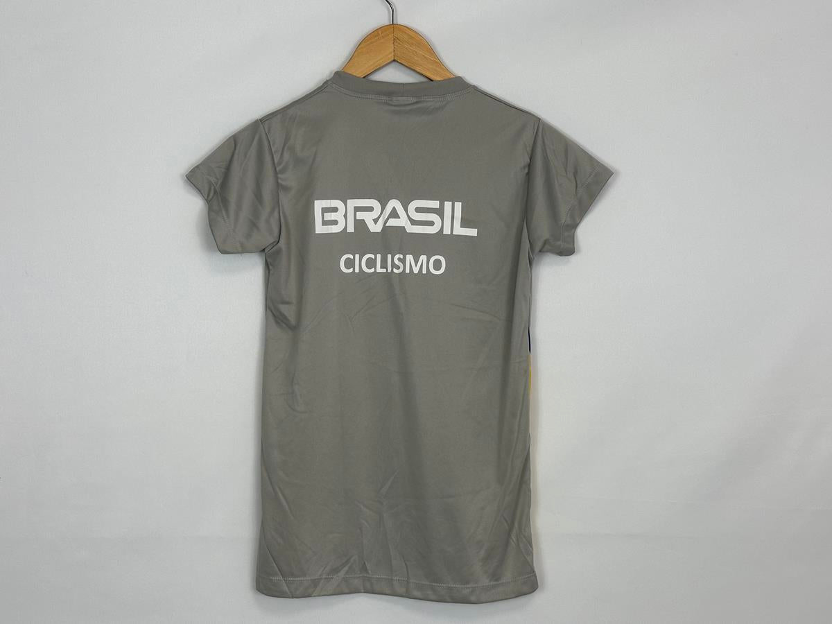 Cycling Brazil - S/S Grey T-Shirt by Sal de Terra