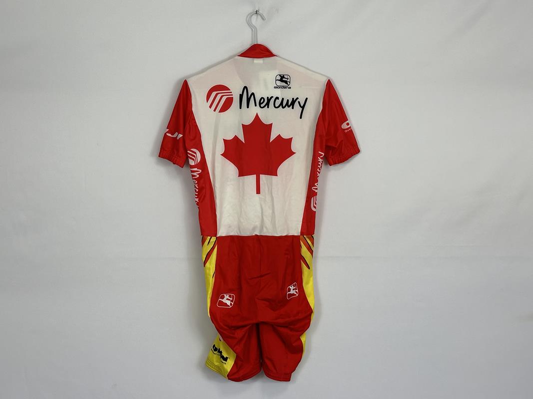 Mark Walters Signed 1998 Canadian National Championship Speedsuit by Giordana