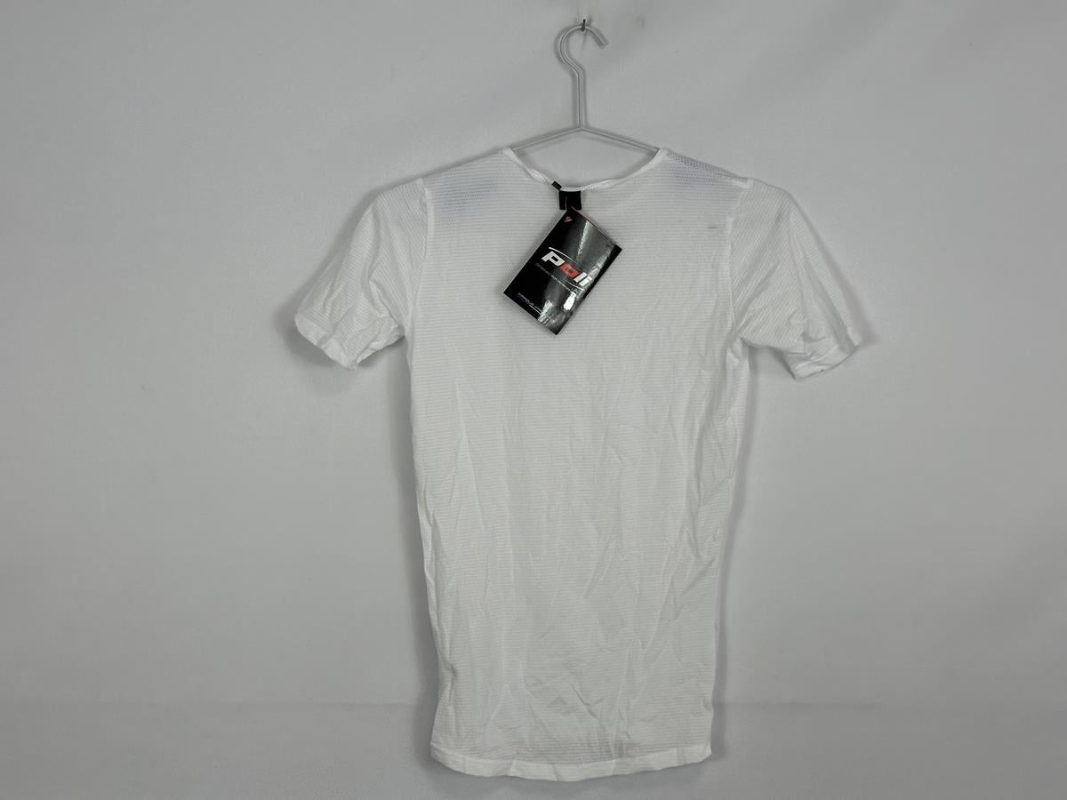 Poli FDJ Camiseta interior de verano unisex de manga corta blanca
