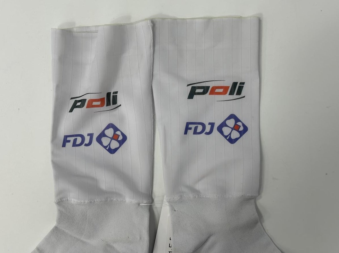 Poli FDJ White Unisex Aero Socks