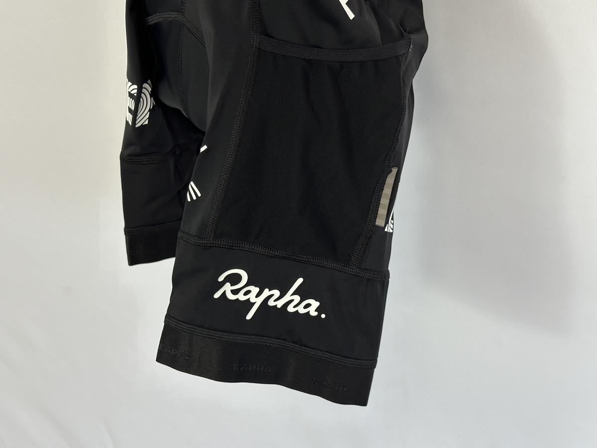 Rapha Education First  Black female Pro Team Cargo Bib Shorts