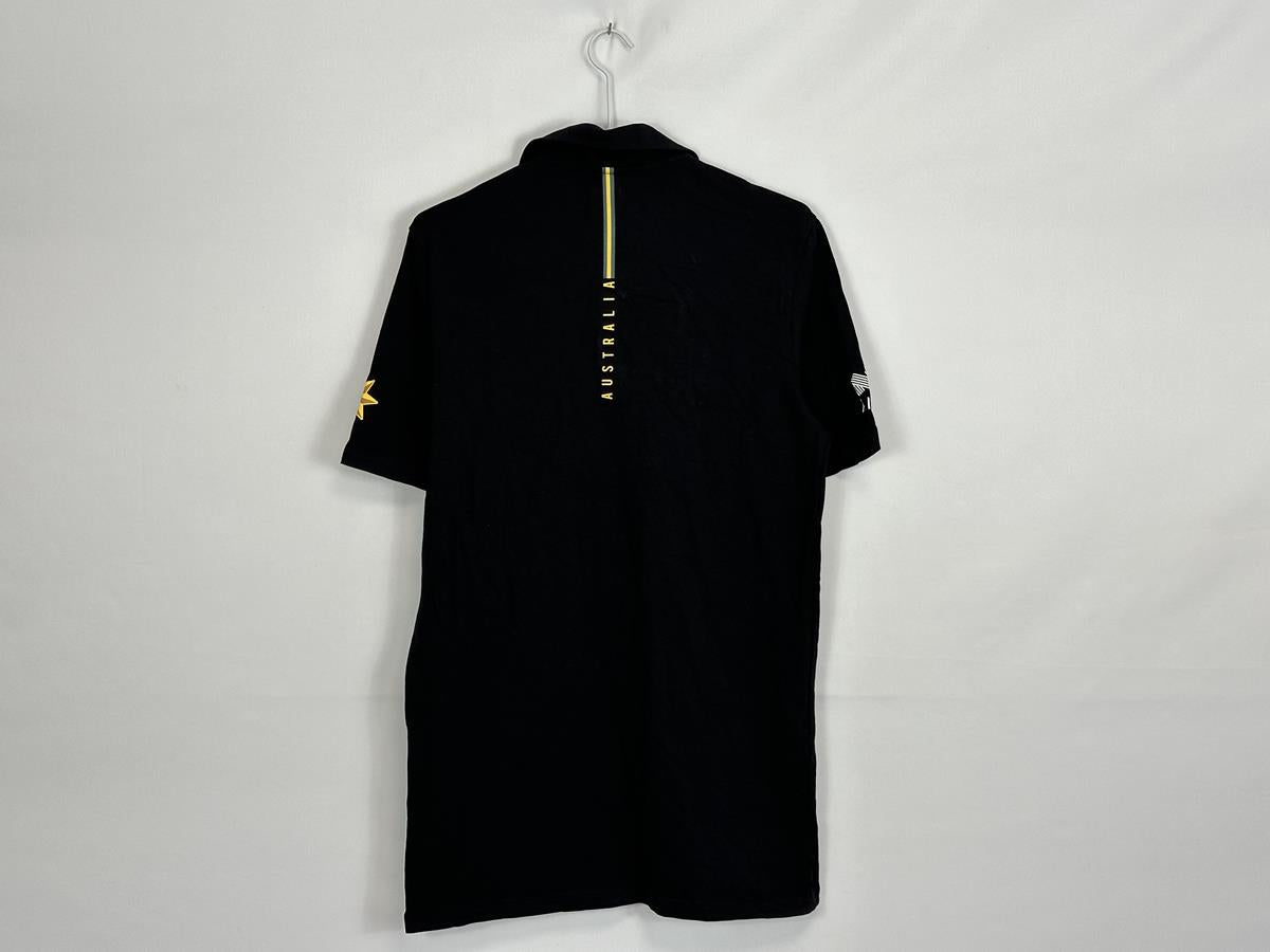Santini Australia Short Sleeve Black Male Casual Polo