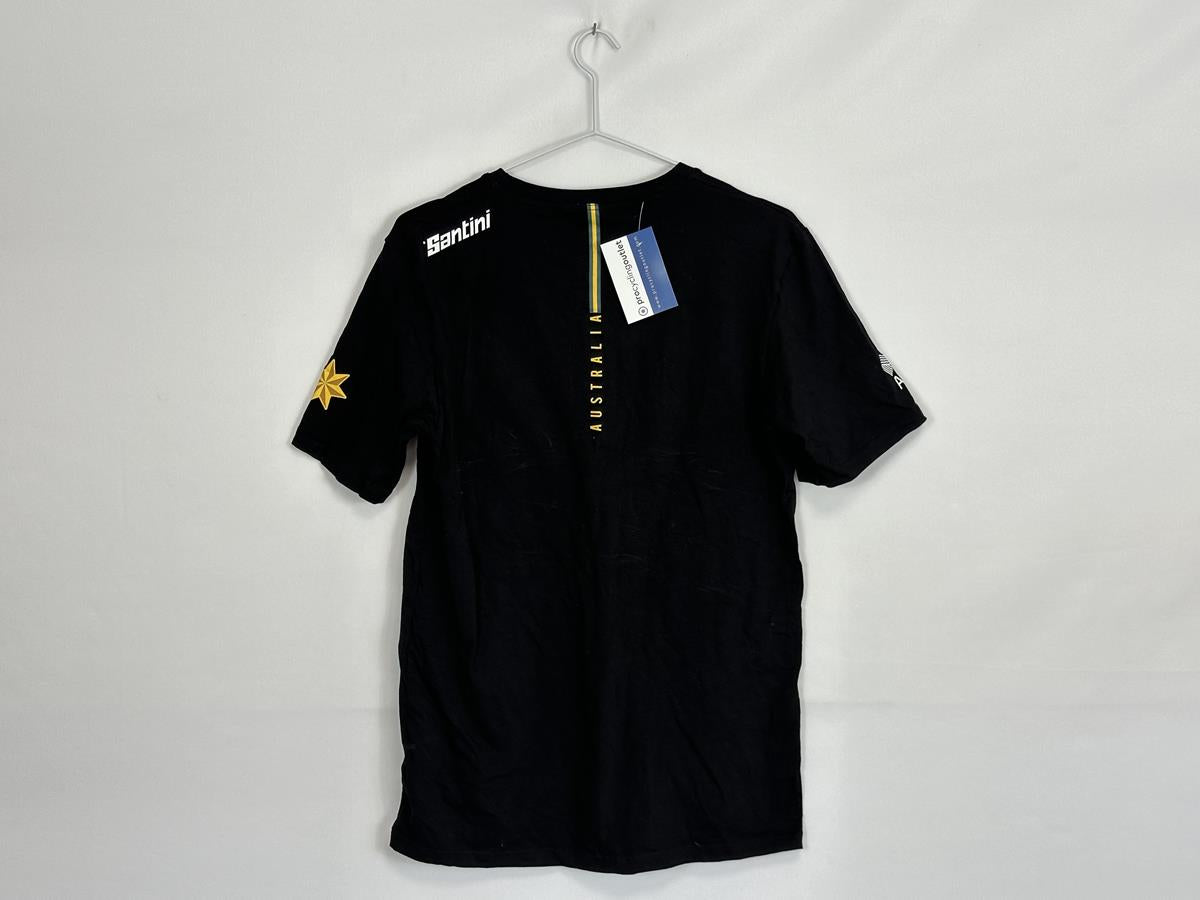 Santini Australia Short Sleeve Black Male Casual T-Shirt