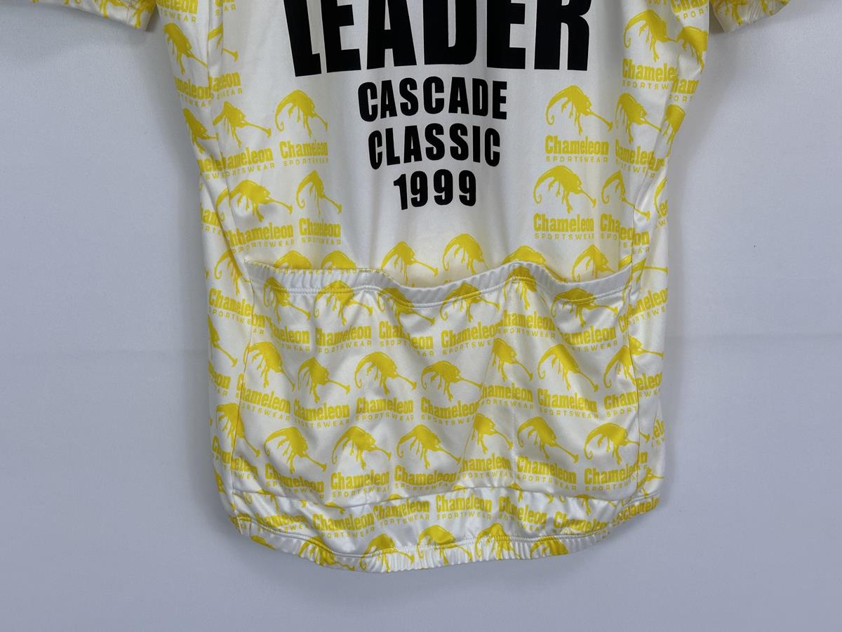 Scott Moninger signierte 1999 das Cascade Cycling Classic Leaders Jersey