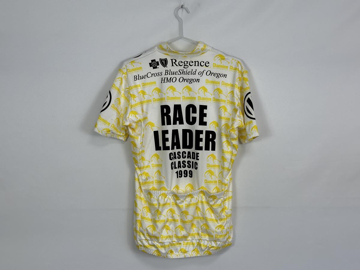 Scott Moninger a signé 1999 Cascade Cycling Classic Leaders Jersey