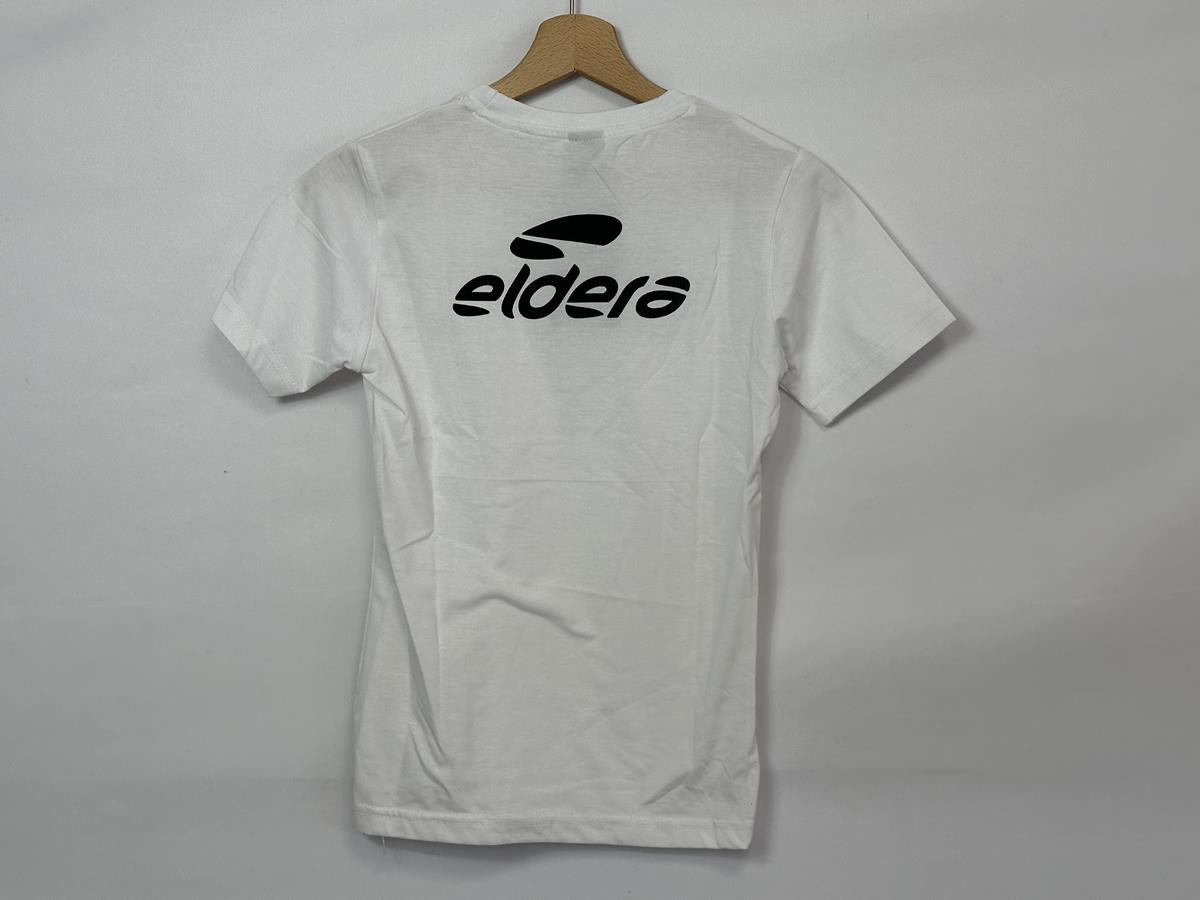 Team FDJ – Lässiges weißes T-Shirt von Eldera