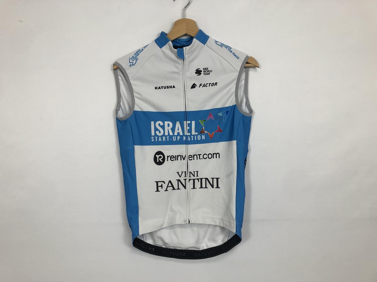 Team Israel Start Up Nation - Gilet coupe-vent thermique par Katusha