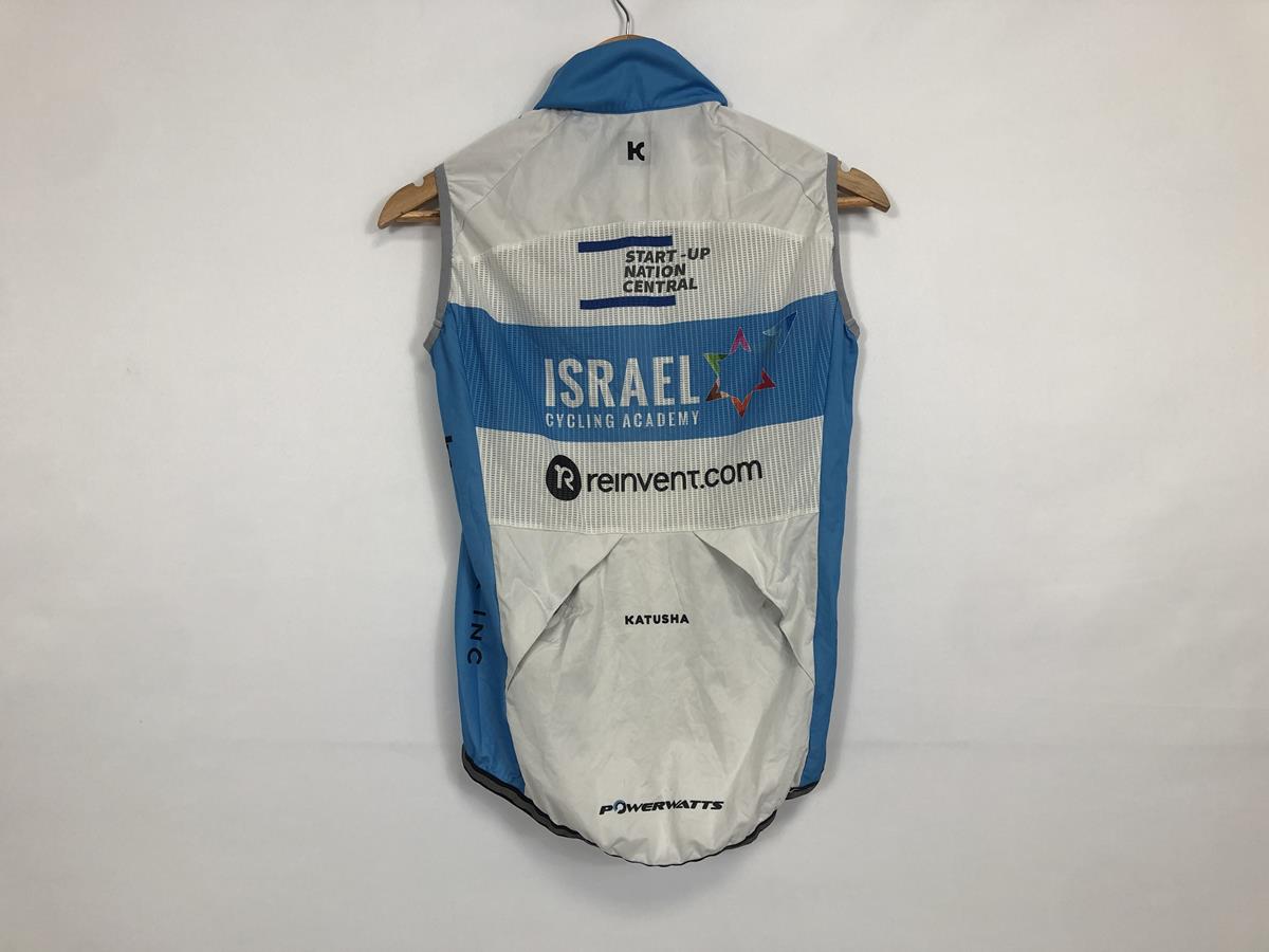 Team Israel Start Up Nation - Chaleco cortavientos ultraligero de Katusha