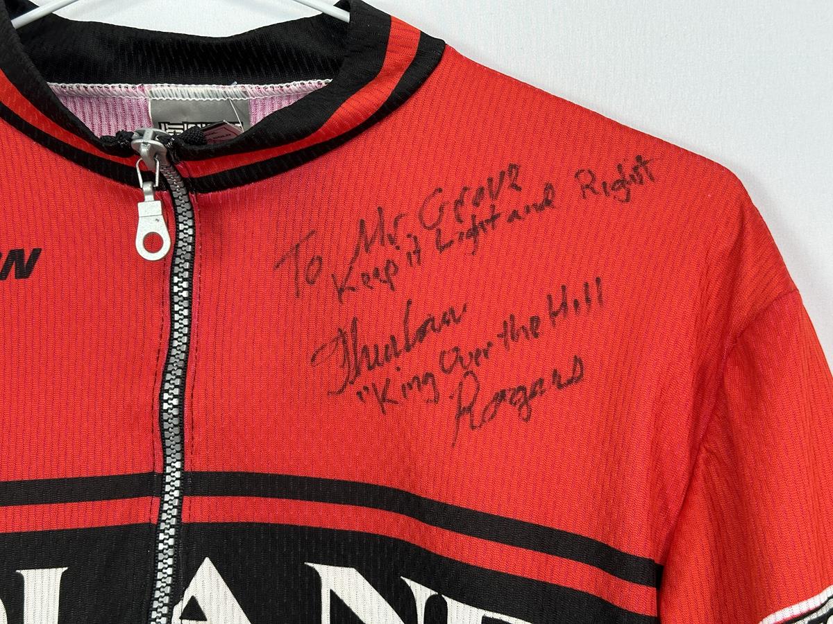 Thurlow Rogers Redlands Bicycle Classic Red Climber´s Jersey