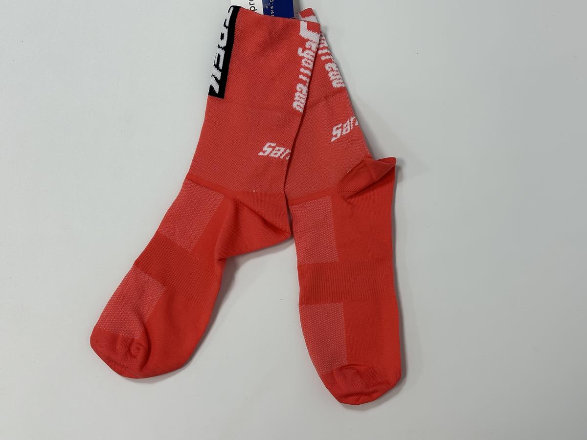 Trek Segafredo Women's - PinkTeam Socks by Santini