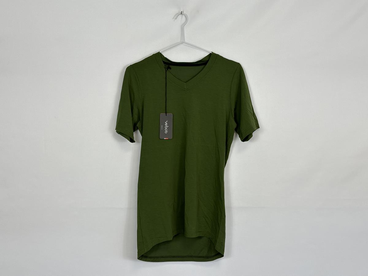 T-shirt donna Velocio Micromodal Trail - oliva scuro