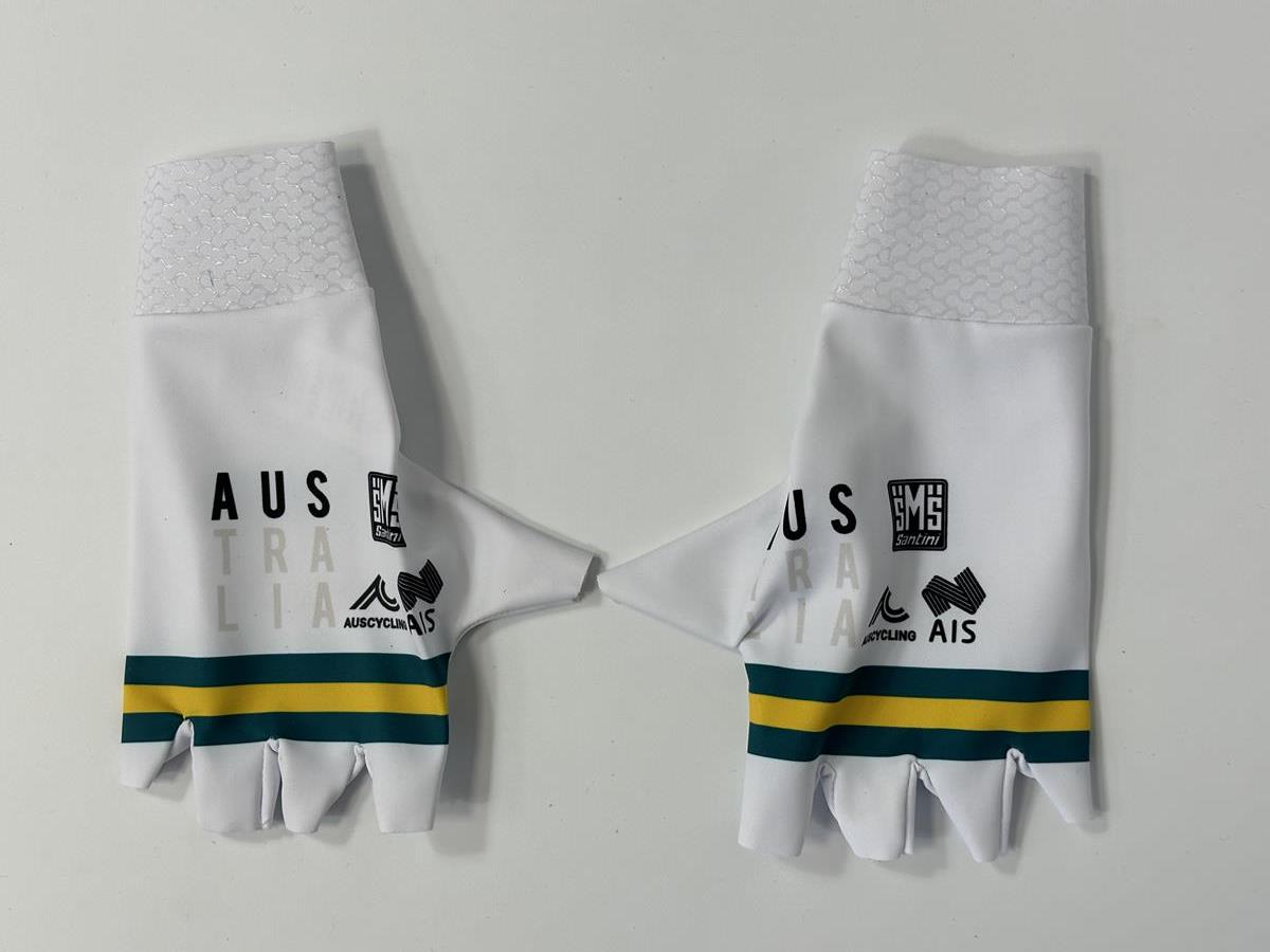 Seleção Australiana - Aero Gloves Auscycling Logo by Santini