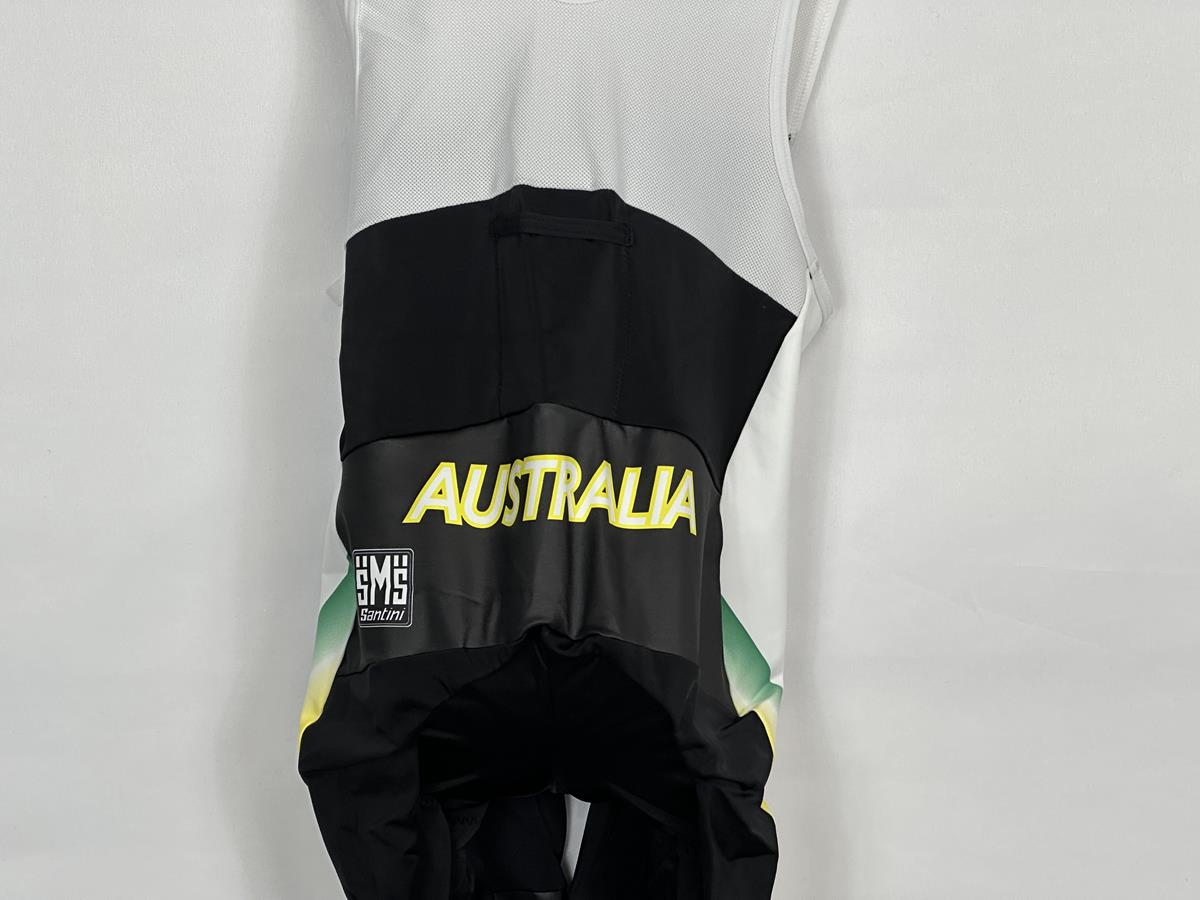 Garmin Cervélo Team - Pantaloncini con bretelle del campionato nazionale australiano di Santini