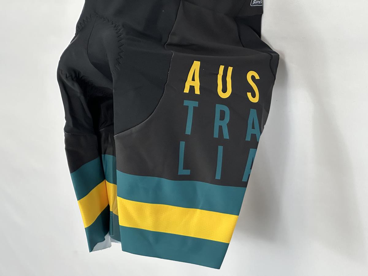Equipe de ciclismo australiana - shorts femininos de corrida 2017 da Santini