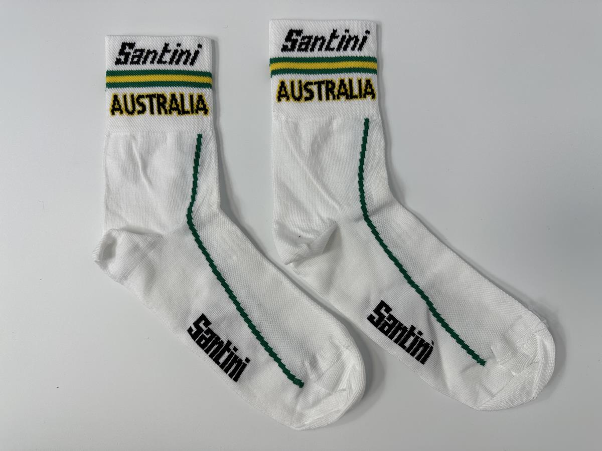 Équipe cycliste australienne - Chaussettes de cyclisme par Santini