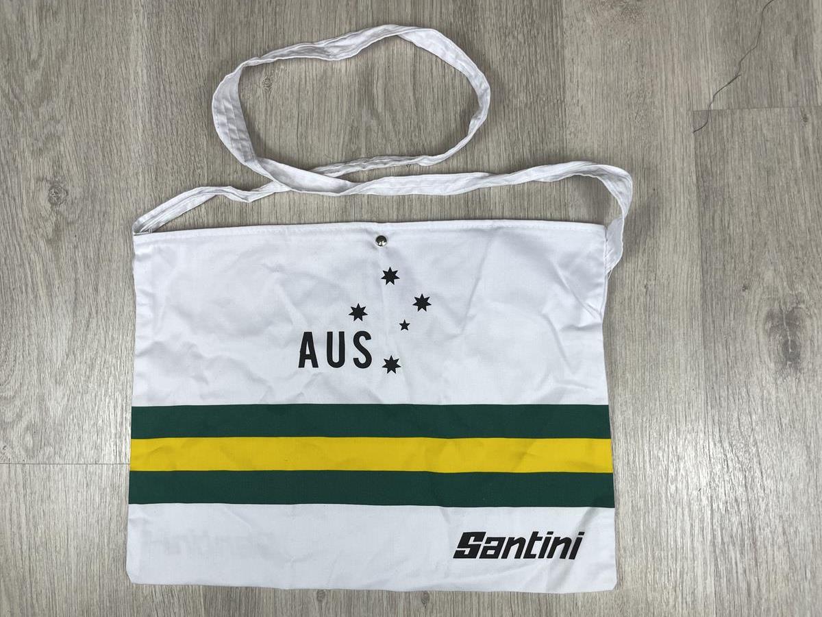 Équipe cycliste australienne - Musette blanche par Santini